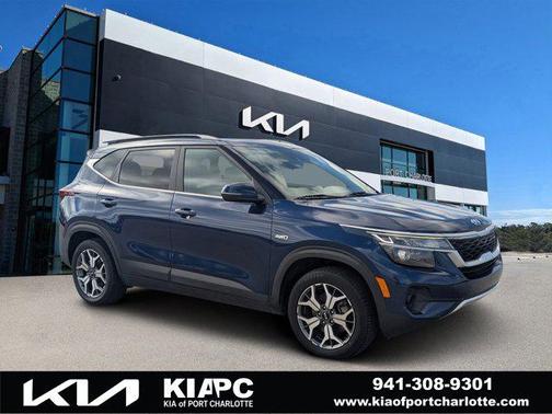 Dark Ocean Blue 2021 Kia Seltos EX