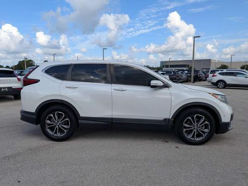 Platinum White Pearl 2022 Honda CR-V 2WD EX-L