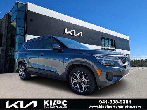 Gravity Gray 2023 Kia Seltos EX