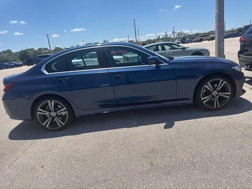 Blue Metallic 2024 BMW 330 330i