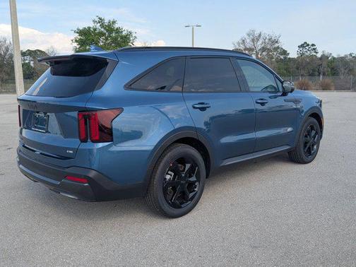 Mineral Blue 2026 Kia Sorento Hybrid SX Prestige