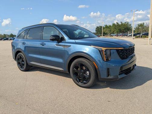 Mineral Blue 2026 Kia Sorento Hybrid SX Prestige