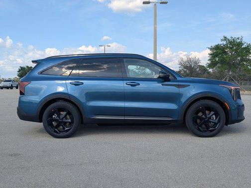 Mineral Blue 2026 Kia Sorento Hybrid SX Prestige