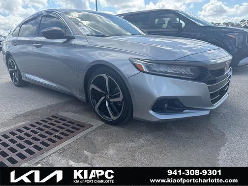 Lunar Silver Metallic 2022 Honda Accord Sport 2.0T