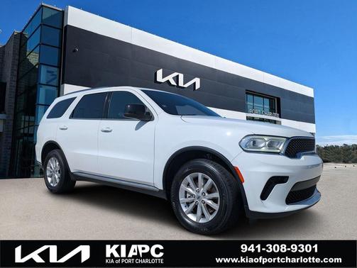 White Knuckle Clearcoat 2024 Dodge Durango SXT AWD
