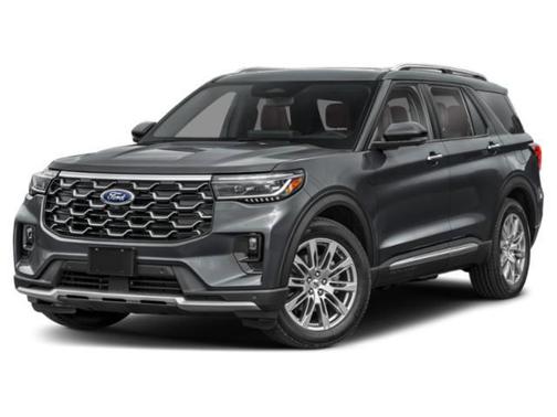 Star White Metallic Tri-Coat 2025 Ford Explorer Platinum