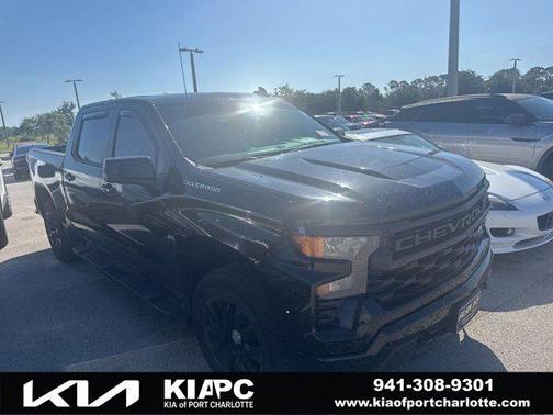 Black 2023 Chevrolet Silverado 1500 Custom