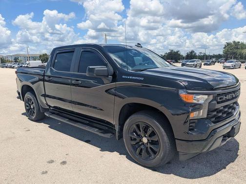 Black 2023 Chevrolet Silverado 1500 Custom