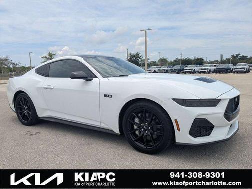Oxford White 2025 Ford Mustang GT Premium