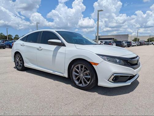 Modern Steel Metallic 2021 Honda Civic EX
