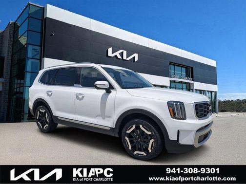 Glacial White Pearl 2024 Kia Telluride S