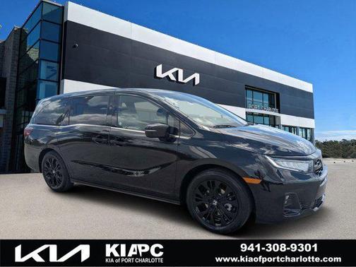 Crystal Black Pearl 2025 Honda Odyssey Sport-L