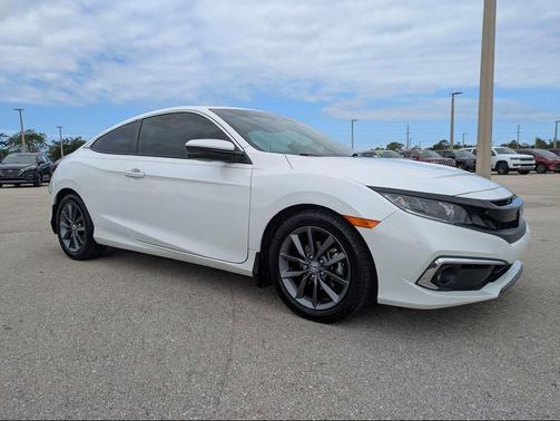 Platinum White Pearl 2020 Honda Civic EX