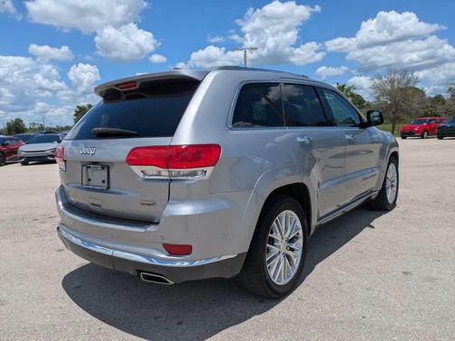 Billet Silver Metallic Clearcoat 2018 Jeep Grand Cherokee Summit