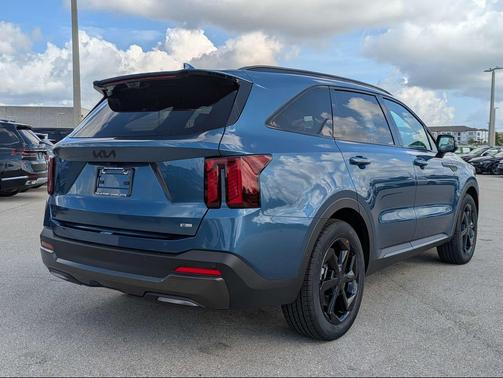 Mineral Blue 2026 Kia Sorento Hybrid SX Prestige