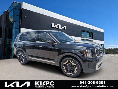 Ebony Black 2025 Kia Telluride S