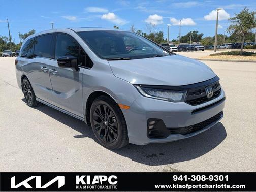 Modern Steel Metallic 2025 Honda Odyssey Sport-L