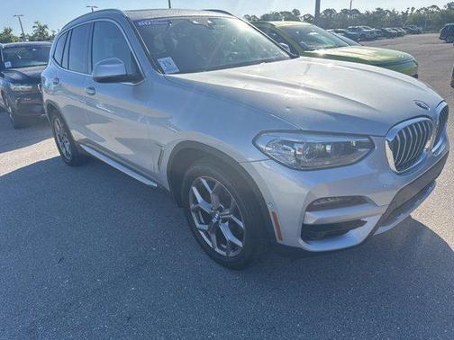 Glacier Silver Metallic 2021 BMW X3 sDrive30i