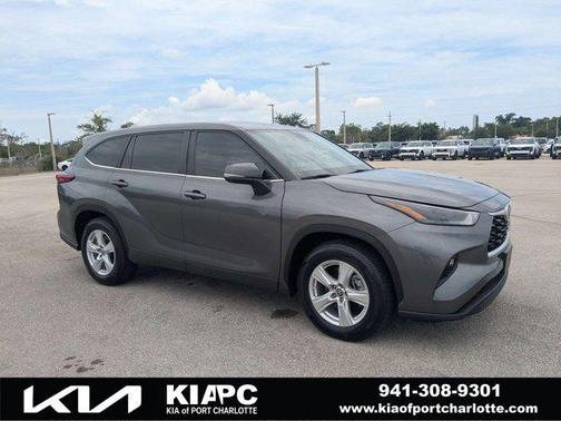 Magnetic Gray Metallic 2023 Toyota Highlander LE