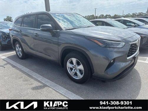 Magnetic Gray Metallic 2023 Toyota Highlander LE