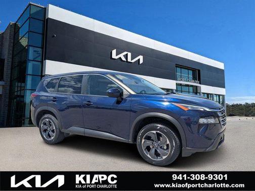 Deep Ocean Blue Pearl 2024 Nissan Rogue SV