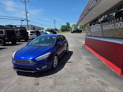 Blue 2015 Ford Focus Titanium