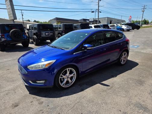 Blue 2015 Ford Focus Titanium