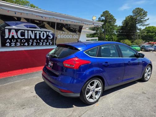 Blue 2015 Ford Focus Titanium