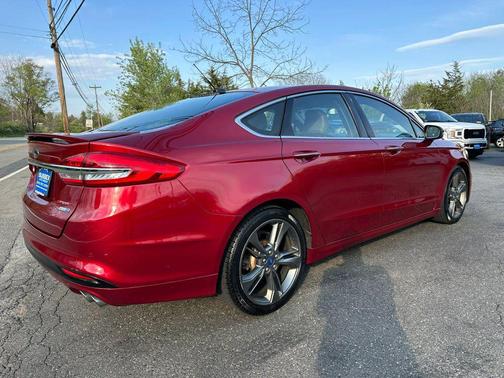 Red 2018 Ford Fusion Sport