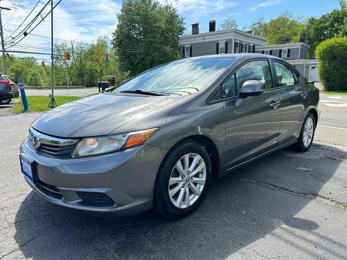 Gray 2012 Honda Civic EX-L