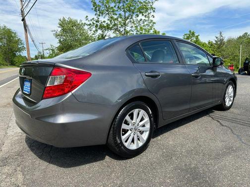 Gray 2012 Honda Civic EX-L