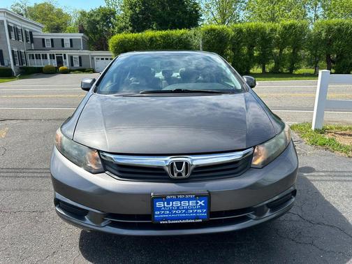 Gray 2012 Honda Civic EX-L