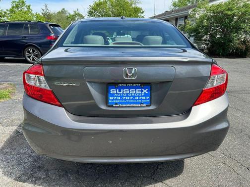 Gray 2012 Honda Civic EX-L