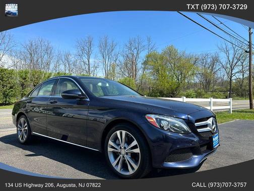 Blue 2016 Mercedes-Benz C-Class C 300 4MATIC