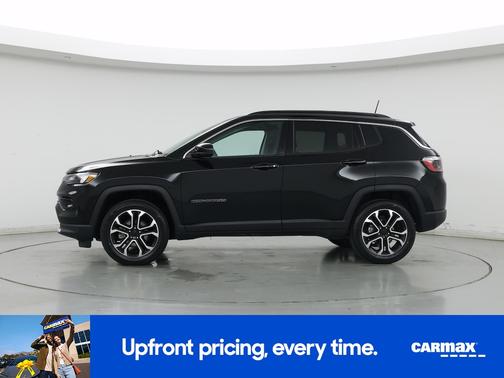 Black 2022 Jeep Compass Limited
