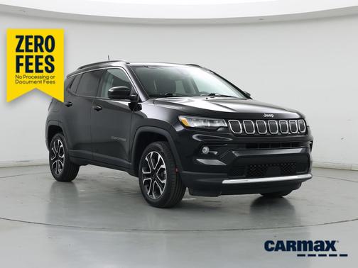 Black 2022 Jeep Compass Limited