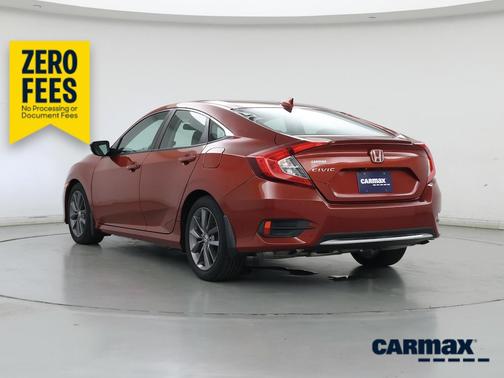 Red 2019 Honda Civic EX