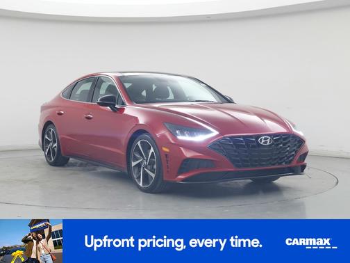 Red 2021 Hyundai SONATA SEL Plus