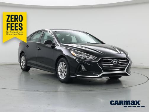 Black 2018 Hyundai SONATA SE
