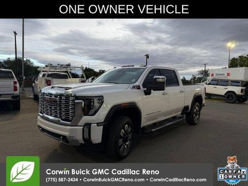 White Frost Tricoat 2024 GMC Sierra 3500 Denali