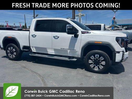 White Frost Tricoat 2024 GMC Sierra 3500 Denali