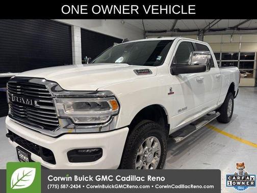 Bright White Clearcoat 2024 RAM 2500 Laramie Crew Cab 4x4 6'4' Box