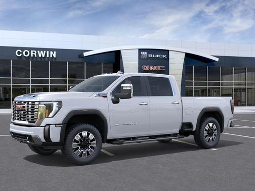 Glacier White Tricoat 2026 GMC Sierra 2500 Denali