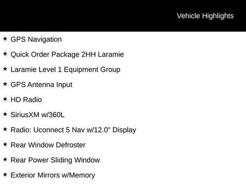 2024 RAM 2500 Laramie Crew Cab 4x4 6'4' Box