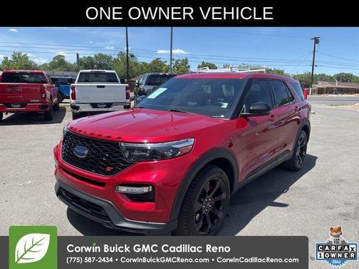 Rapid Red Metallic Tinted Clearcoat 2022 Ford Explorer ST