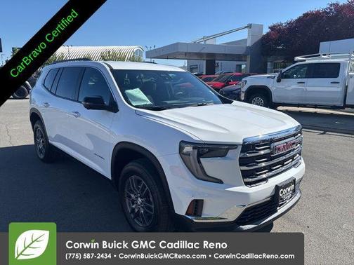 Summit White 2025 GMC Acadia AWD Elevation