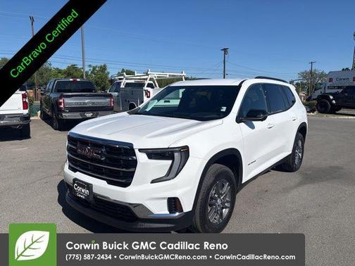 Summit White 2025 GMC Acadia AWD Elevation