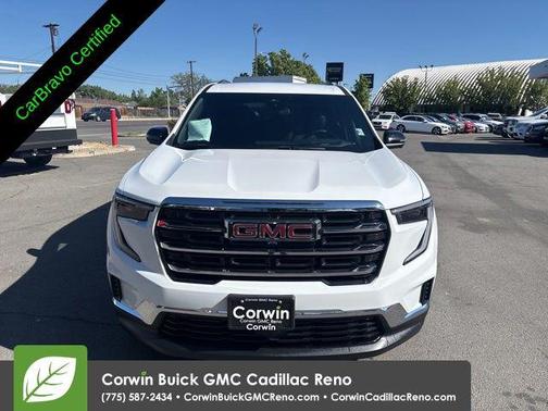 Summit White 2025 GMC Acadia AWD Elevation