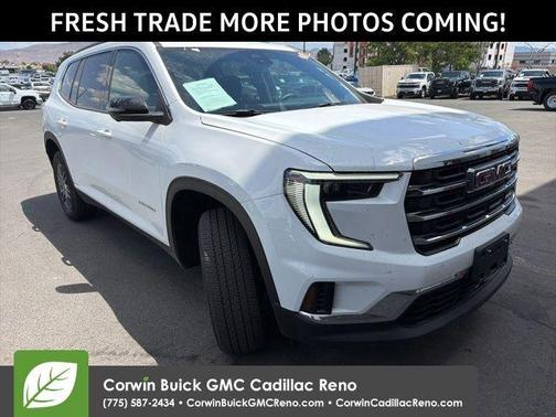 Summit White 2025 GMC Acadia AWD Elevation