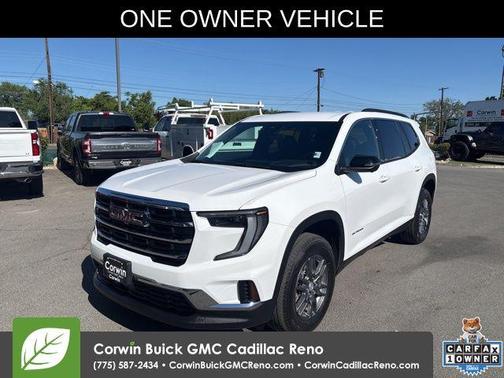 Summit White 2025 GMC Acadia AWD Elevation